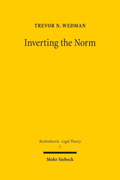Inverting the Norm - Trevor N. Wedman