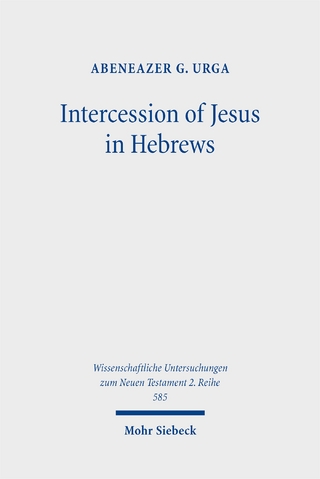 Intercession of Jesus in Hebrews