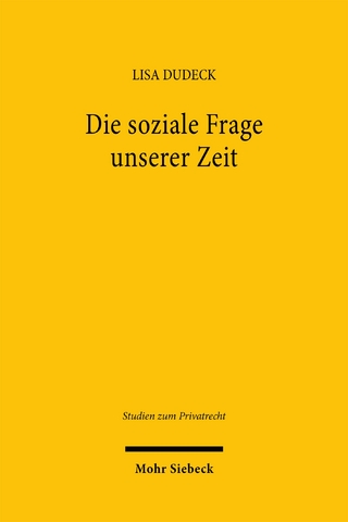 Die soziale Frage unserer Zeit
