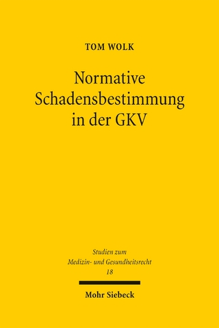 Normative Schadensbestimmung in der GKV