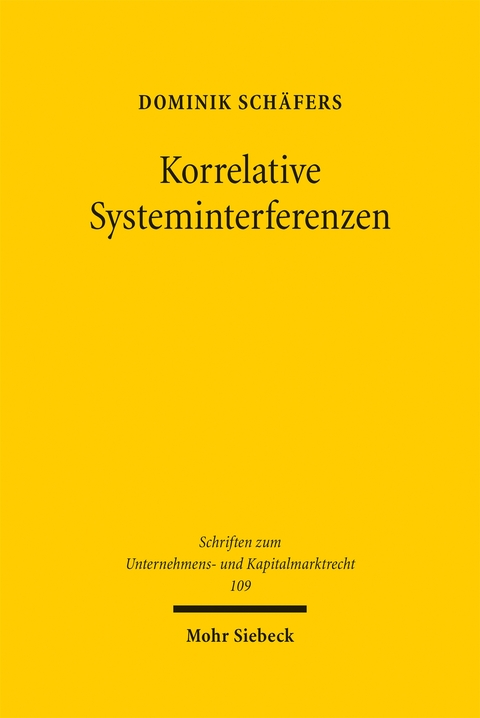 Korrelative Systeminterferenzen - Dominik Schäfers