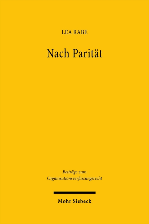 Nach Parit&auml;t - Lea Rabe