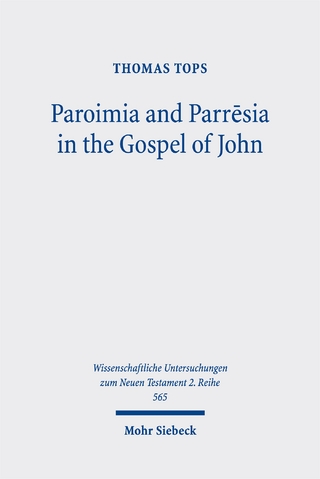 Paroimia and Parrēsia in the Gospel of John