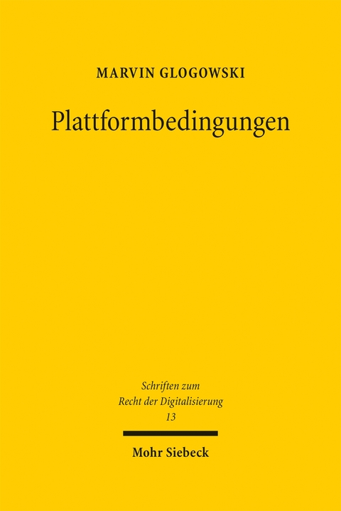 Plattformbedingungen - Marvin Glogowski
