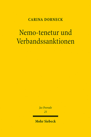 Nemo-tenetur und Verbandssanktionen