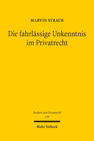 Die fahrlässige Unkenntnis im Privatrecht