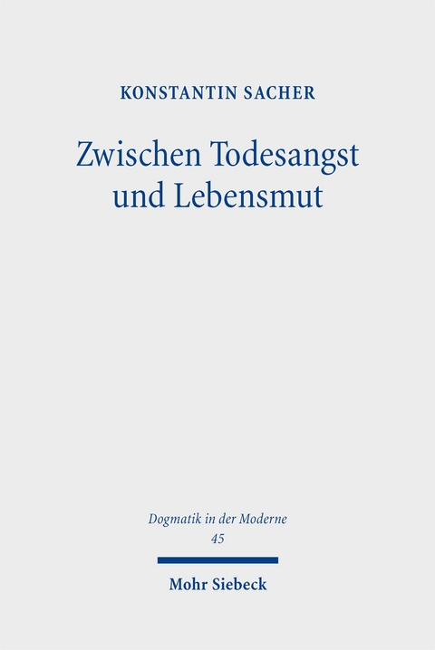 Zwischen Todesangst und Lebensmut - Konstantin Sacher