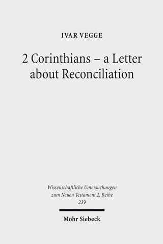 2 Corinthians - a Letter about Reconciliation