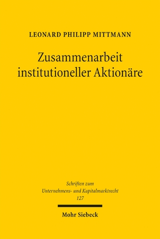 Zusammenarbeit institutioneller Aktionäre