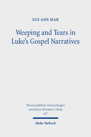 Weeping and Tears in Luke's Gospel Narratives