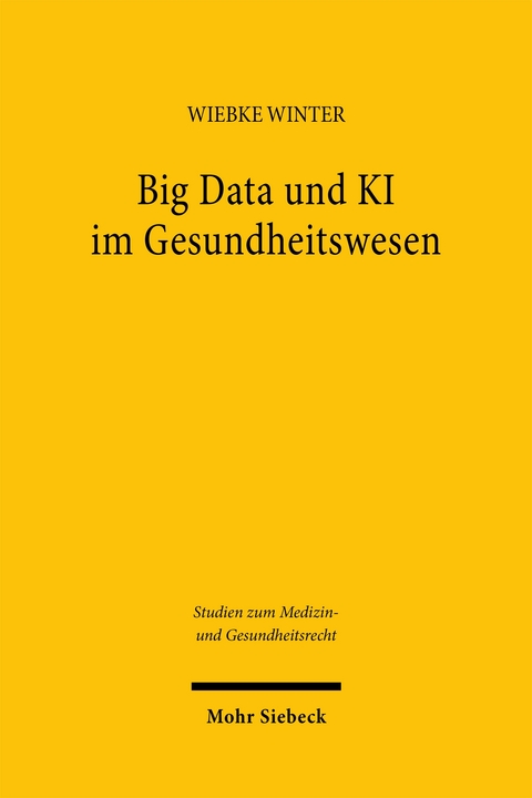 Big Data und KI im Gesundheitswesen - Wiebke Winter