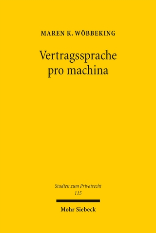 Vertragssprache pro machina