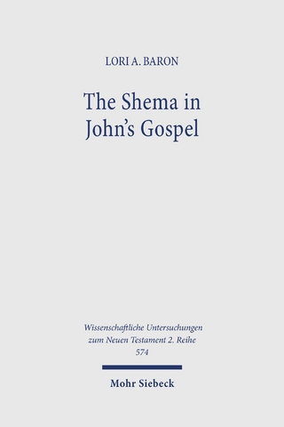 The Shema in John's Gospel