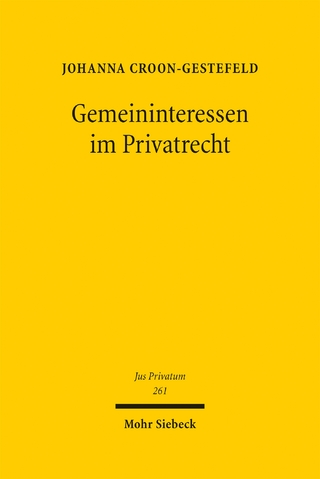 Gemeininteressen im Privatrecht