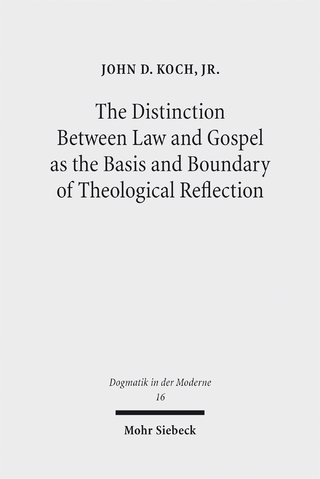 The Distinction Between Law and Gospel as the Basis and Boundary of Theological Reflection