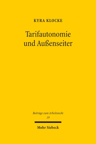 Tarifautonomie und Außenseiter