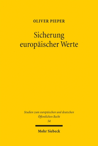 Sicherung europäischer Werte