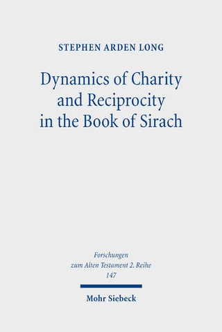 Dynamics of Charity and Reciprocity in the Book of Sirach