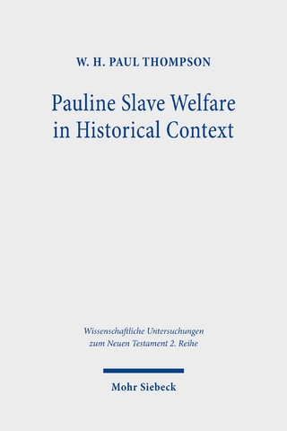 Pauline Slave Welfare in Historical Context