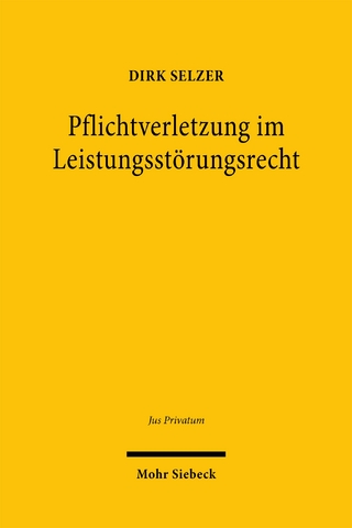 Pflichtverletzung im Leistungsstörungsrecht