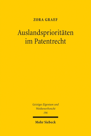 Auslandsprioritäten im Patentrecht