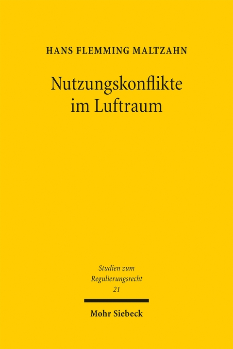 Nutzungskonflikte im Luftraum - Hans Flemming Maltzahn (geb.Kilian)