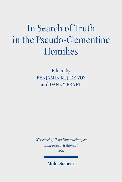 In Search of Truth in the Pseudo-Clementine Homilies - 