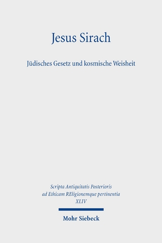Jesus Sirach, Jüdisches Gesetz und kosmische Weisheit