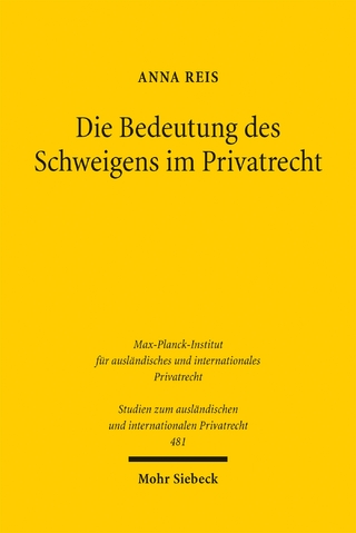 Die Bedeutung des Schweigens im Privatrecht