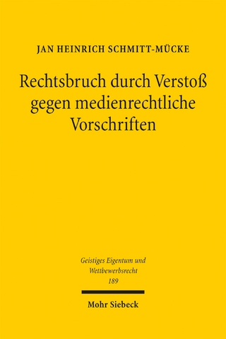 Rechtsbruch durch Verstoß gegen medienrechtliche Vorschriften