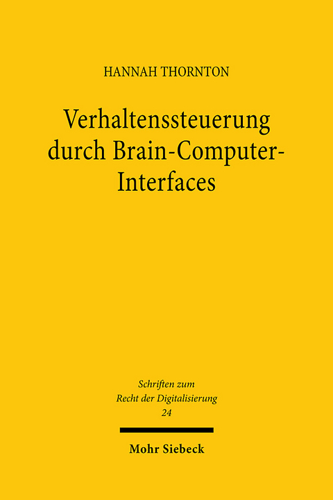 Verhaltenssteuerung durch Brain-Computer-Interfaces - Hannah Thornton