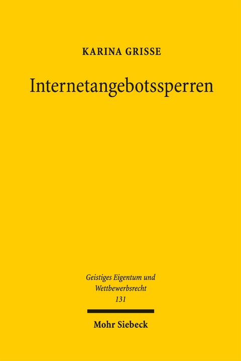 Internetangebotssperren - Karina Grisse