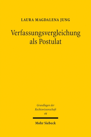 Verfassungsvergleichung als Postulat