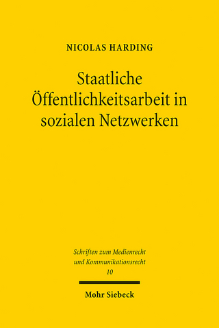 Staatliche Öffentlichkeitsarbeit in sozialen Netzwerken