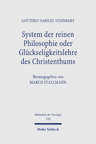 System der reinen Philosophie oder Glückseligkeitslehre des Christenthums