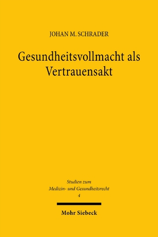 Gesundheitsvollmacht als Vertrauensakt