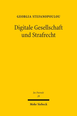 Digitale Gesellschaft und Strafrecht