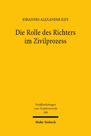 Die Rolle des Richters im Zivilprozess