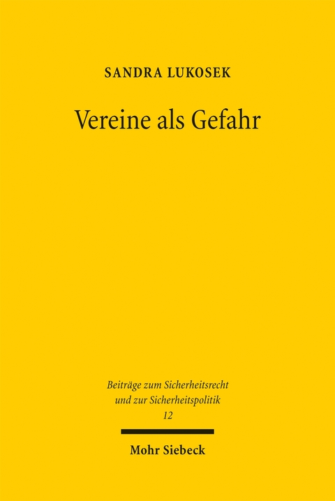 Vereine als Gefahr - Sandra Lukosek