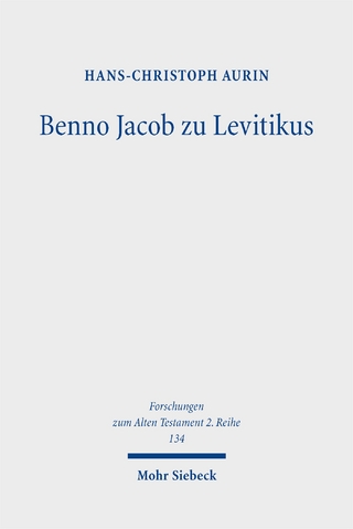 Benno Jacob zu Levitikus