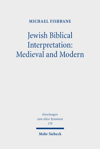 Jewish Biblical Interpretation: Medieval and Modern
