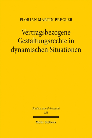 Vertragsbezogene Gestaltungsrechte in dynamischen Situationen