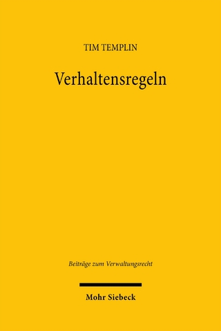 Verhaltensregeln