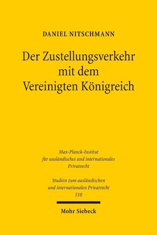 Der Zustellungsverkehr mit dem Vereinigten Königreich