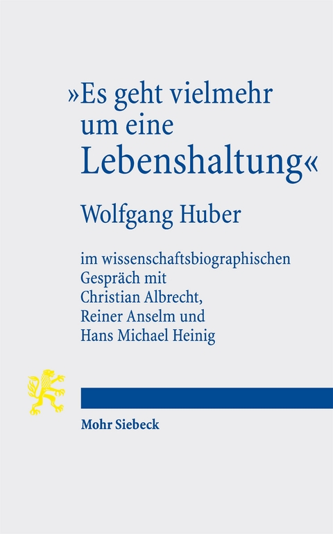 "Es geht vielmehr um eine Lebenshaltung" - Wolfgang Huber
