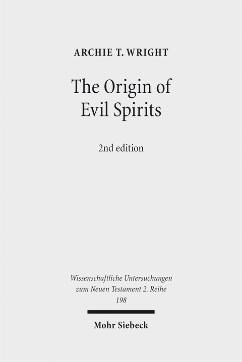 The Origin of Evil Spirits - Archie Wright