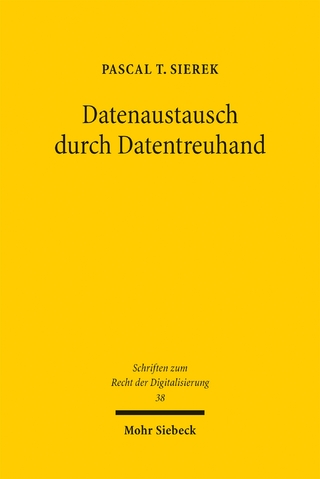 Datenaustausch durch Datentreuhand