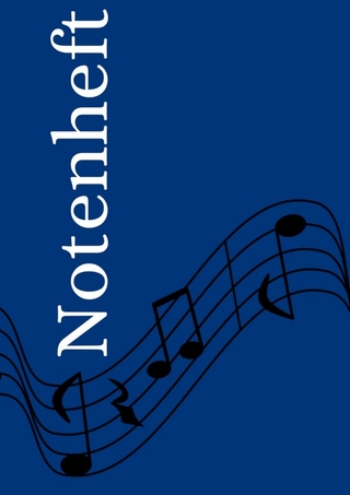 Notenheft: DIN A4 Notenlinienheft | 60 Seiten mit 12 Notenzeilen / Systeme pro Blatt | Papier 90g/m² | Musikheft mit Notenlinien