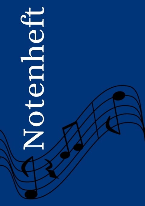 Notenheft: DIN A4 Notenlinienheft | 100 Seiten mit 12 Notenzeilen / Systeme pro Blatt | Papier 90g/m&sup2; | Musikheft mit Notenlinien - Jakob Welik