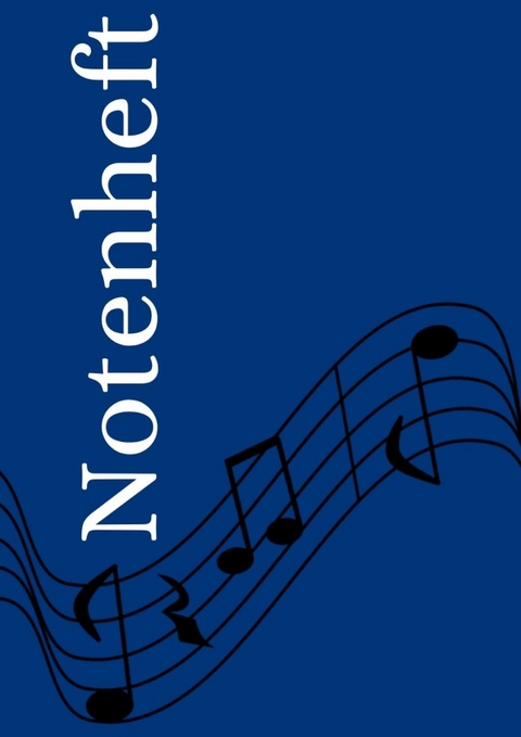 Notenheft: DIN A4 Notenlinienheft | 300 Seiten mit 12 Notenzeilen / Systeme pro Blatt | Papier 90g/m&sup2; | Musikheft mit Notenlinien - Jakob Welik